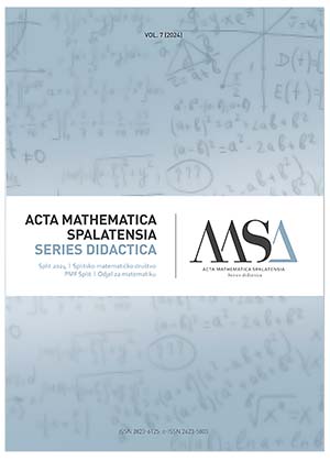 ACTA MATHEMATICA SPALATENSIA. Series didactica Vol.7 (2024) (crno-bijeli tisak), Grupa autora